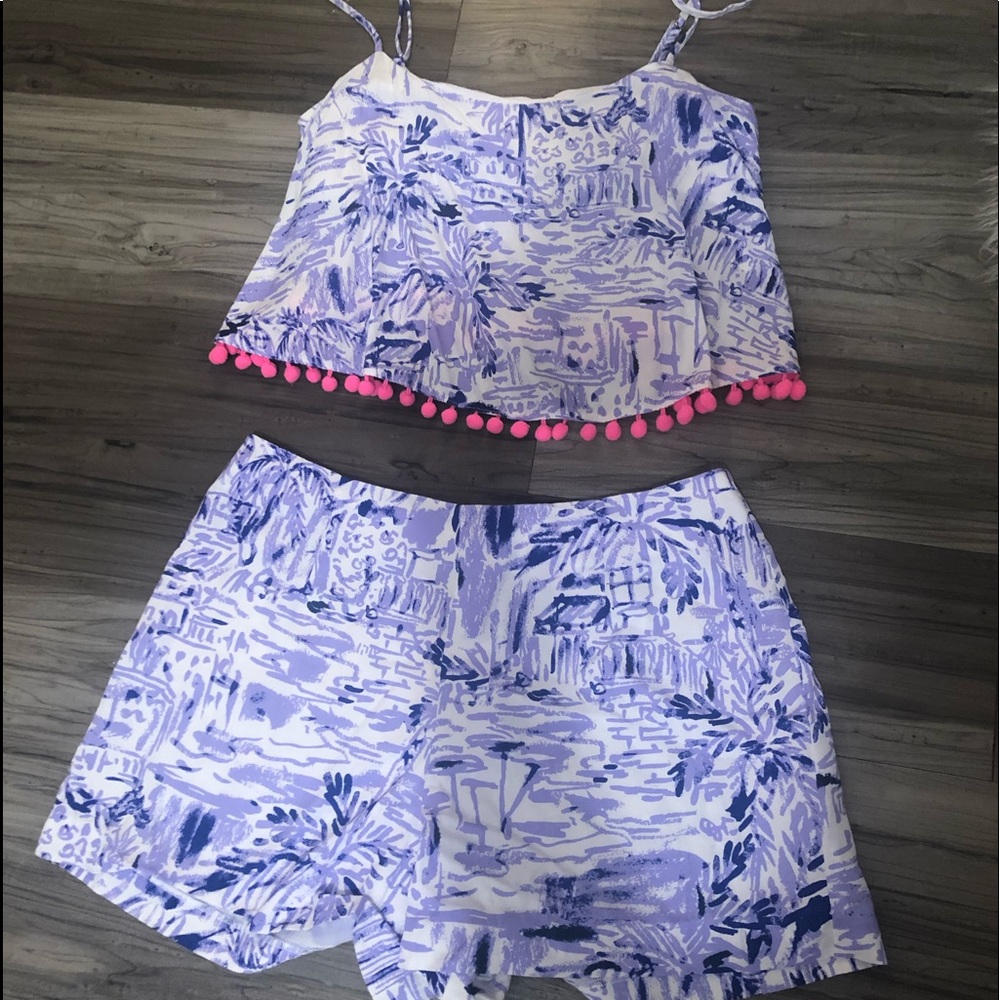 lily pulitzer 2 piece set